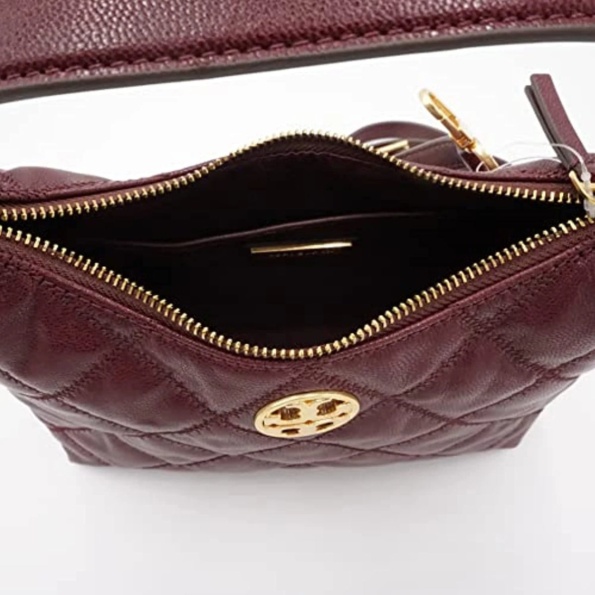 Quilted Leather Mini Hobo Bag V7712