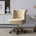 Tan Tufted Back Task Chair X1349