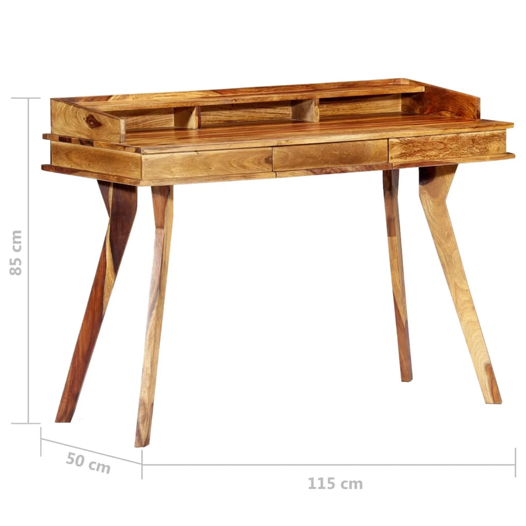Solid Sheesham Wood Writing Desk N162