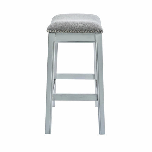 26" Farmhouse Wood Counter Height Stool V296979