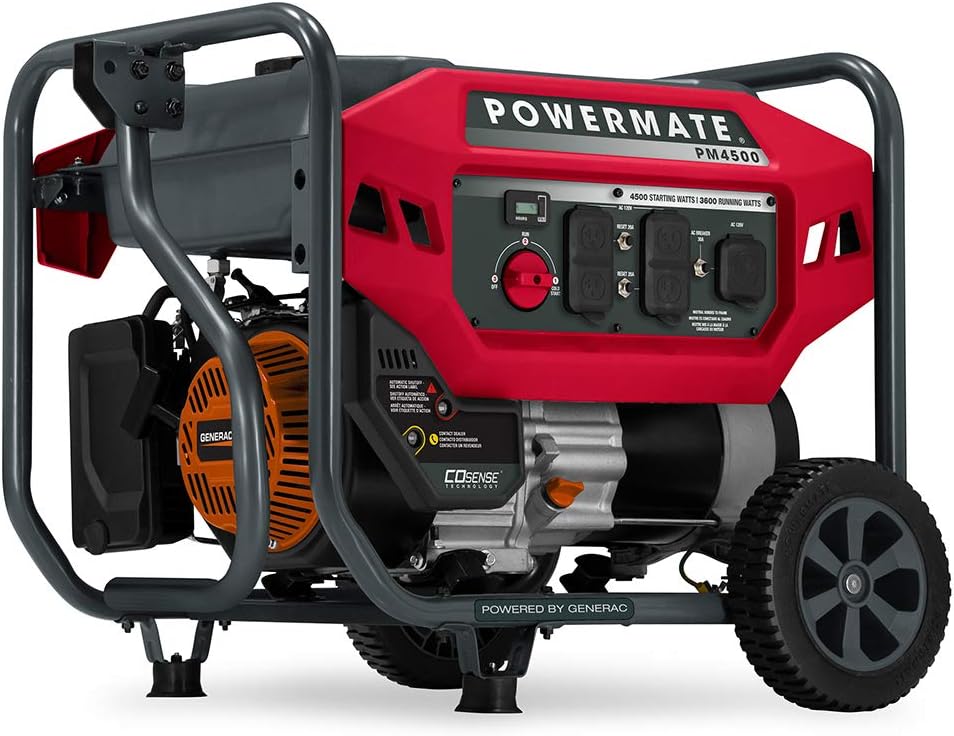 Red Black 3800 Watt Gas Generator E19342