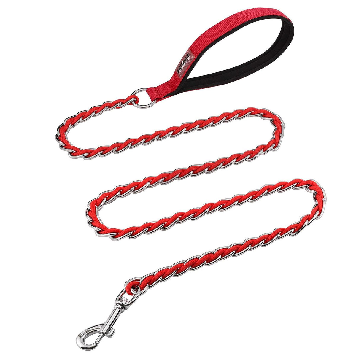 Chew Proof Metal Chain Dog Leash for Medium Large Dogs M42100