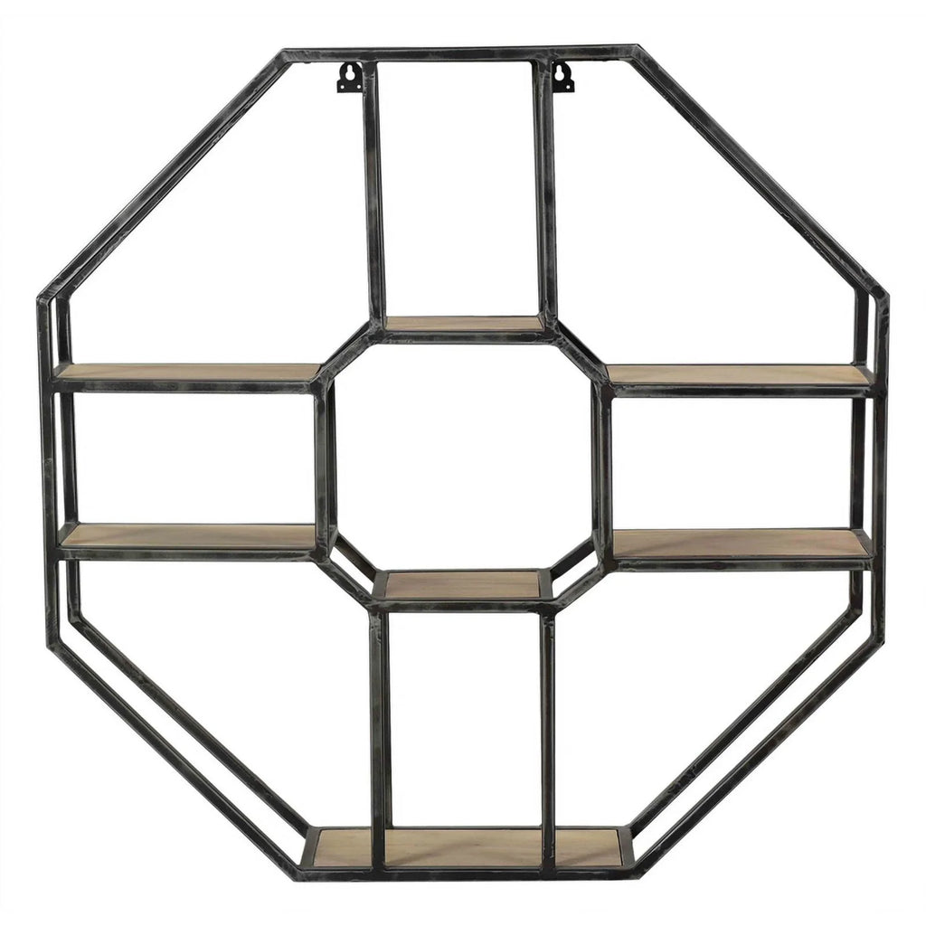 Solid Wood Wall Display Shelf Q789269