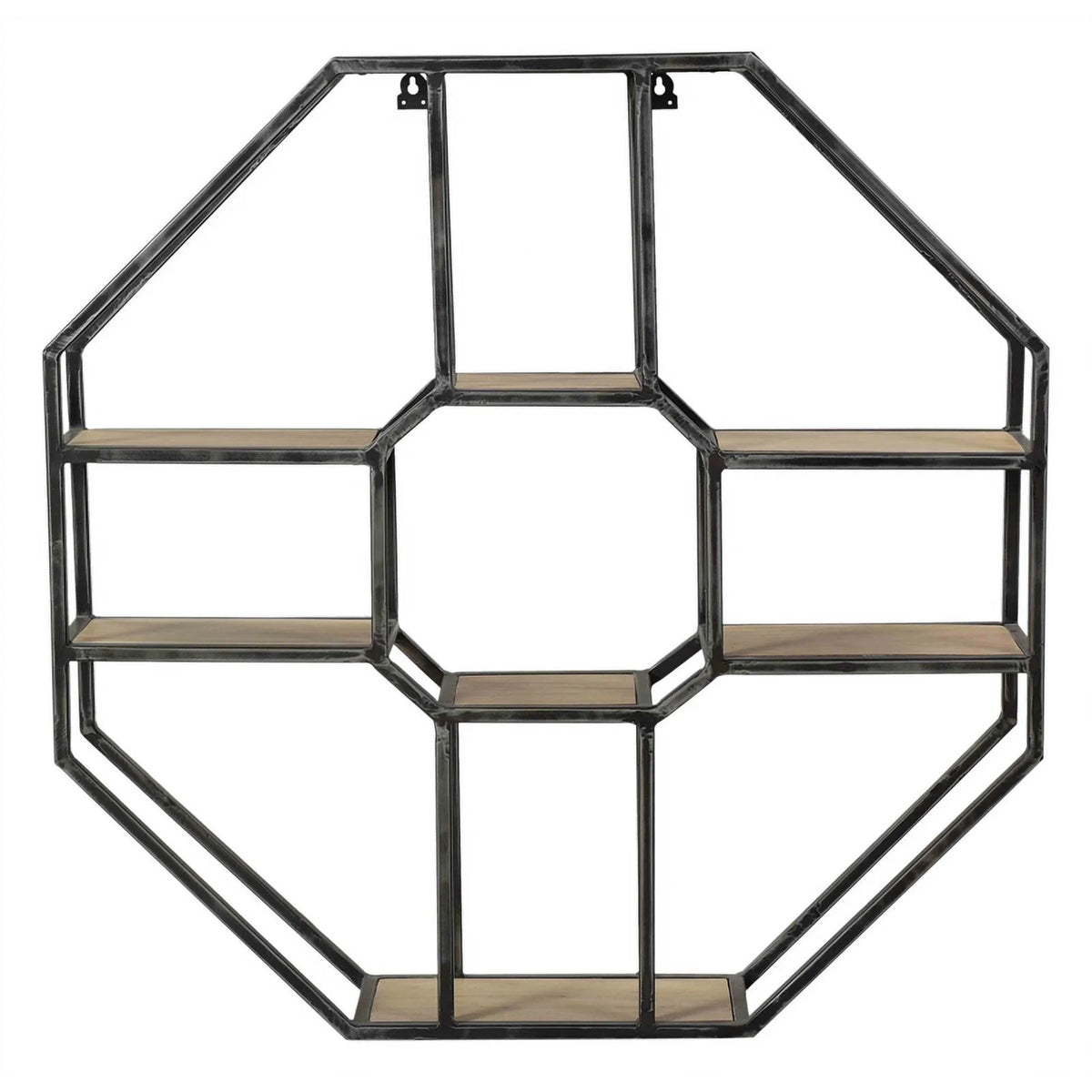 Solid Wood Wall Display Shelf Q789269